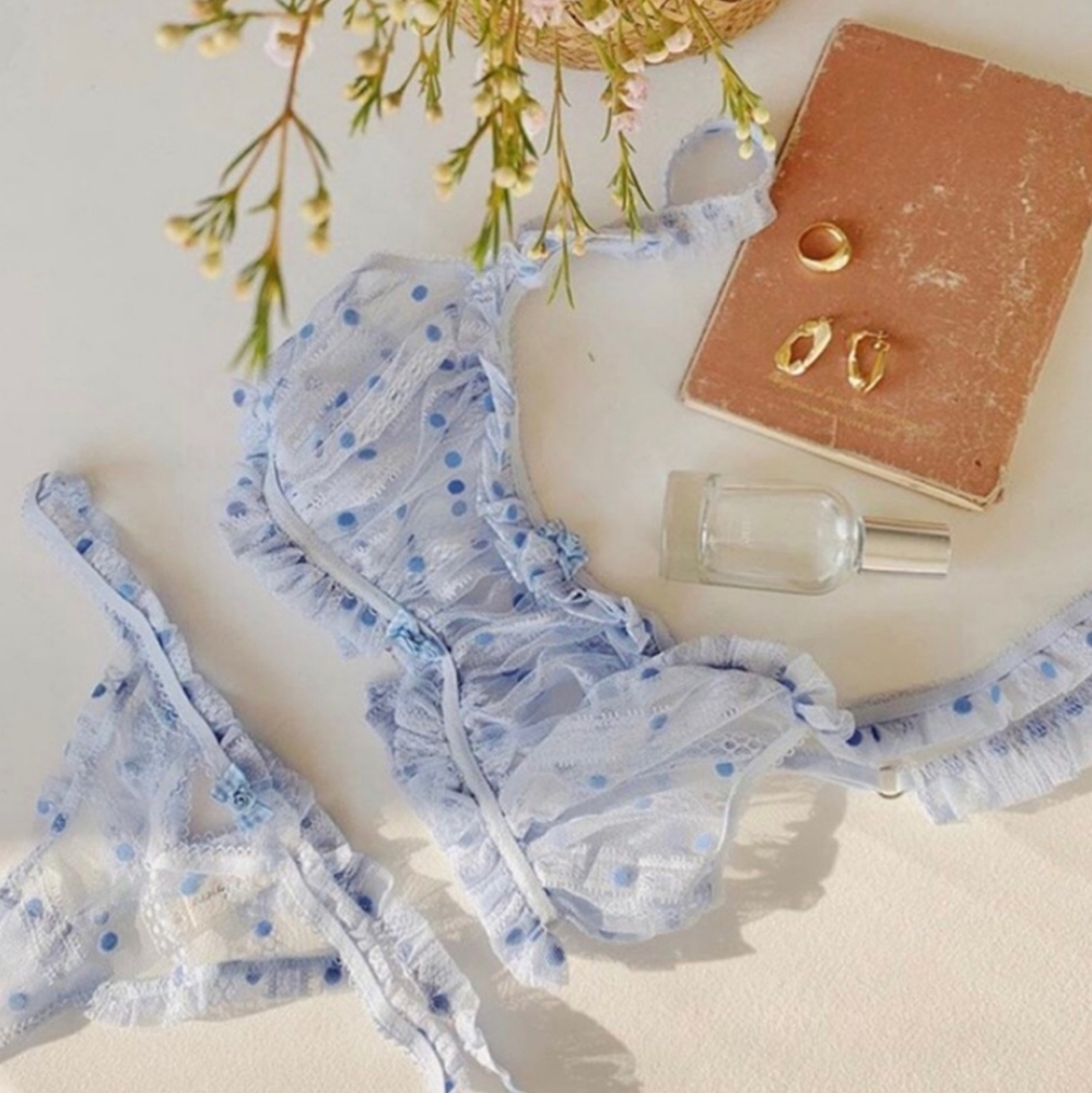 NWOT Harper Ruffle Bralette For Love and Lemons 🍋